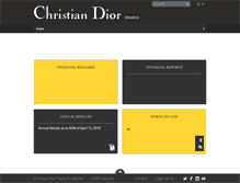 Tablet Screenshot of dior-finance.com